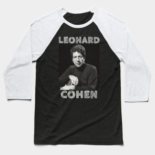 Leonard Cohen Baseball T-Shirt